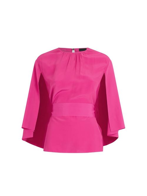 Crêpe de chine blouse with belt Liu Jo | CA5369T1963.X0450
